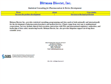 Tablet Screenshot of bittmanbiostat.com